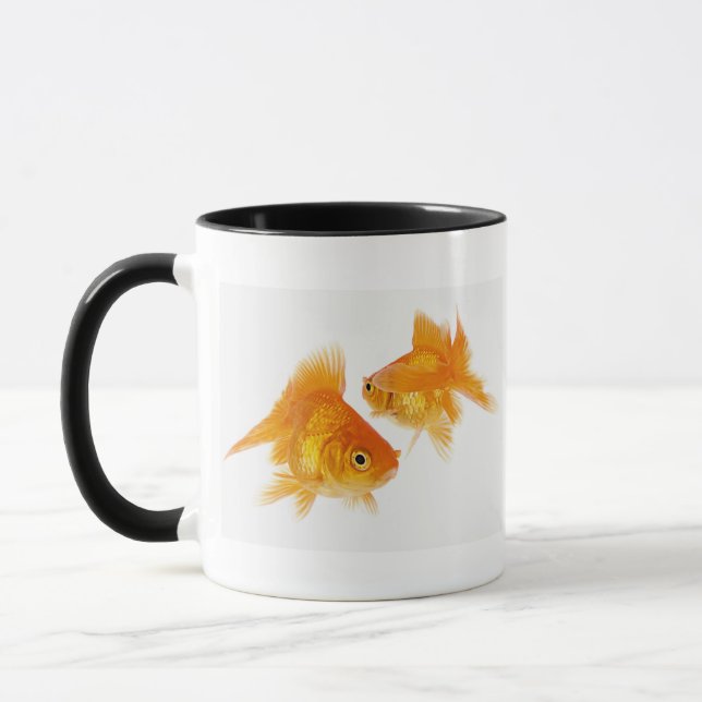 Two Goldfish Crossing Each Other Mug (Left)