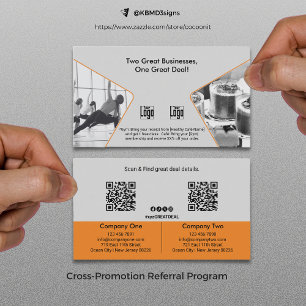 Two Great Businesses, One Great Co-Branded Referral Card