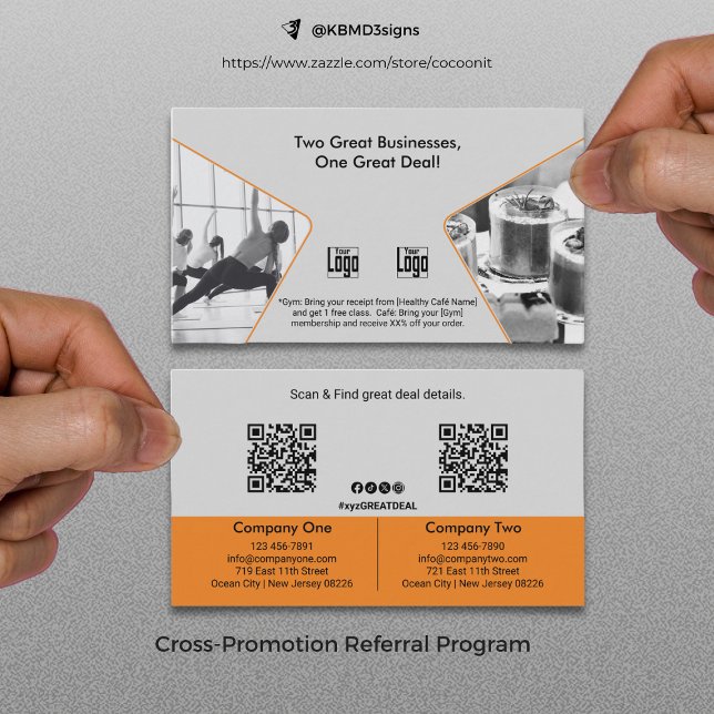 Two Great Businesses, One Great Co-Branded Referral Card (Two Great Businesses, One Great Co-Branded Referral Card)
