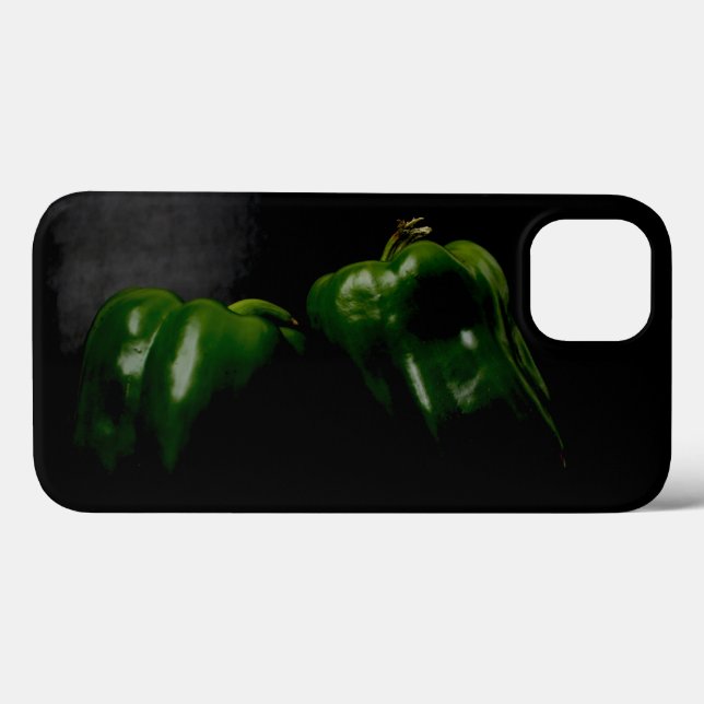 Two Green Peppers iphcna Case-Mate iPhone Case (Back (Horizontal))