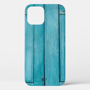 Two grey wooden doors iPhone 12 case