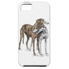 Two Greyhound Friends Dog Art