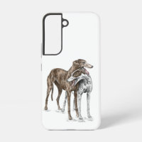 Two Greyhound Friends Dog Art