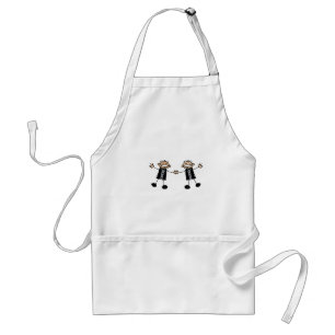 Two Grooms Dancing Happy Standard Apron