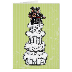 Two Grooms on Wedding Cake (Leather Daddy)