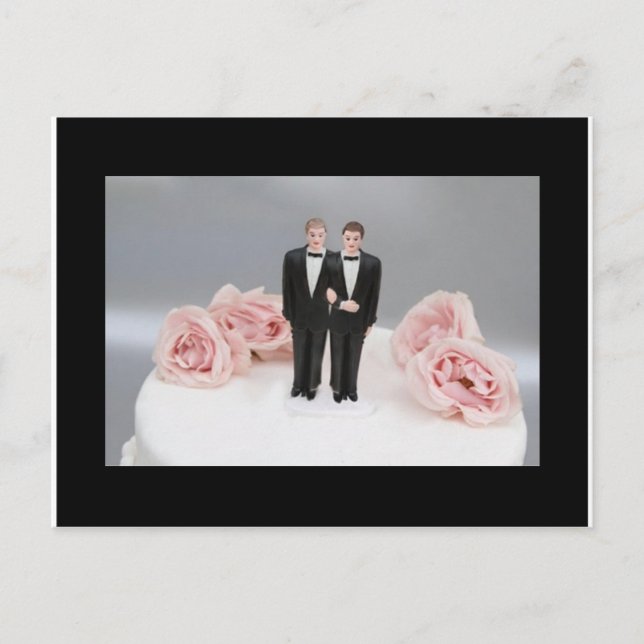 Two Grooms Postcard (Front)