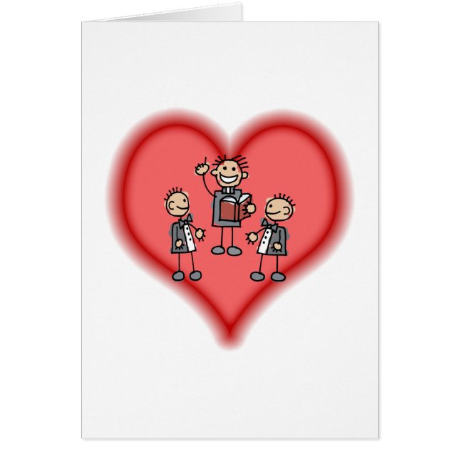 Two Grooms & Preacher (Front)