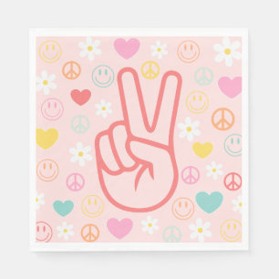 Two Groovy Party Napkins