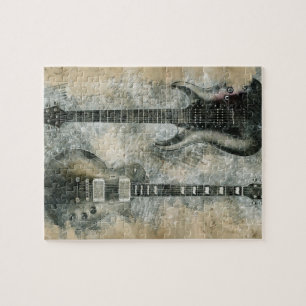 Two Guitars Jigsaw Puzzle