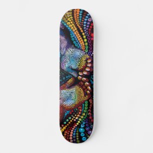 Two Hands - Aboriginal Style - Skateboard Deck