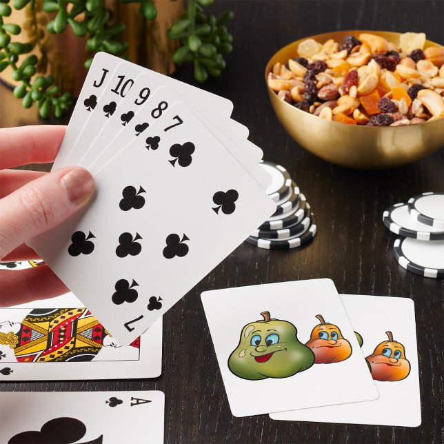 Two Happy Pears Playing Cards (Creator Uploaded)