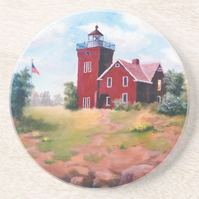 Two Harbours Lighthouse Coaster (Front)