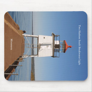 Two Harbours South Breakwater Light mousepad