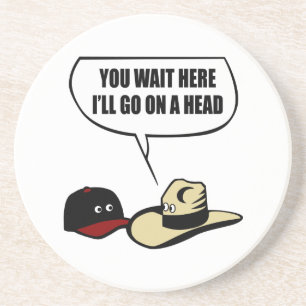 Two Hats Coaster