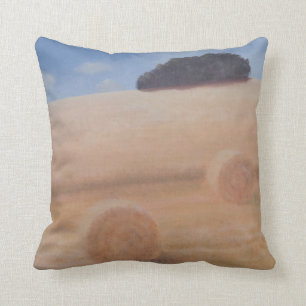 Two Hay Bales 2012 Cushion