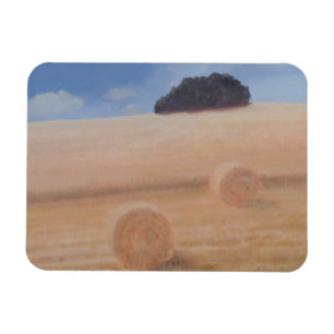 Two Hay Bales 2012 Magnet