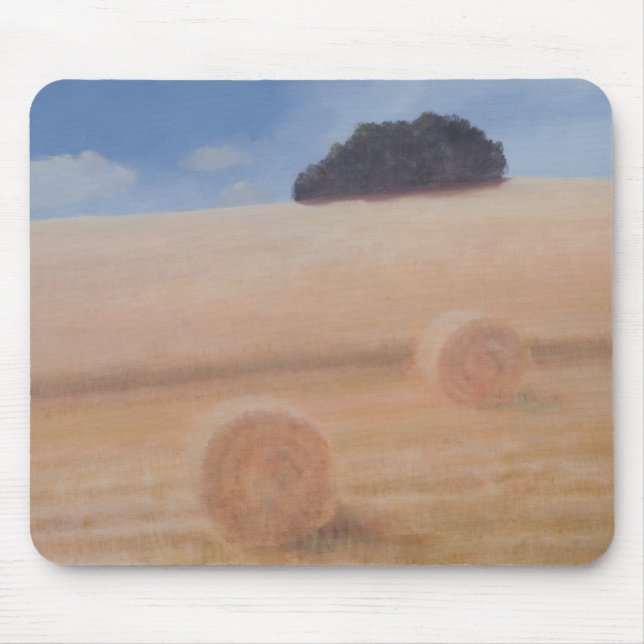 Two Hay Bales 2012 Mouse Mat (Front)