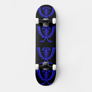 Two Headed Blue Eagle Skateboard