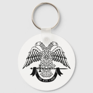 Two-headed eagle as Masonic symbol Key Ring
