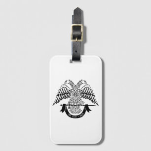 Two-headed eagle as Masonic symbol Luggage Tag