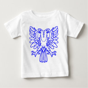 Two Headed Eagle - Blue Baby T-Shirt