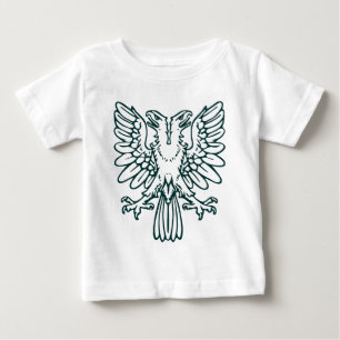 Two Headed Eagle - Dark Green Baby T-Shirt