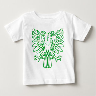 Two Headed Eagle - Grass Green Baby T-Shirt