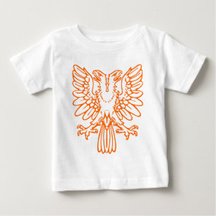 Two Headed Eagle - Orange Baby T-Shirt