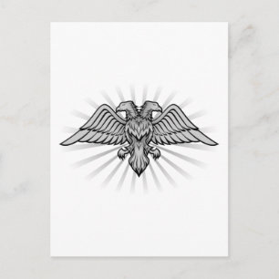Two headed eagle postcard