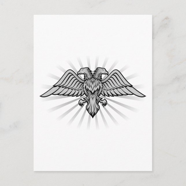 Two headed eagle postcard (Front)