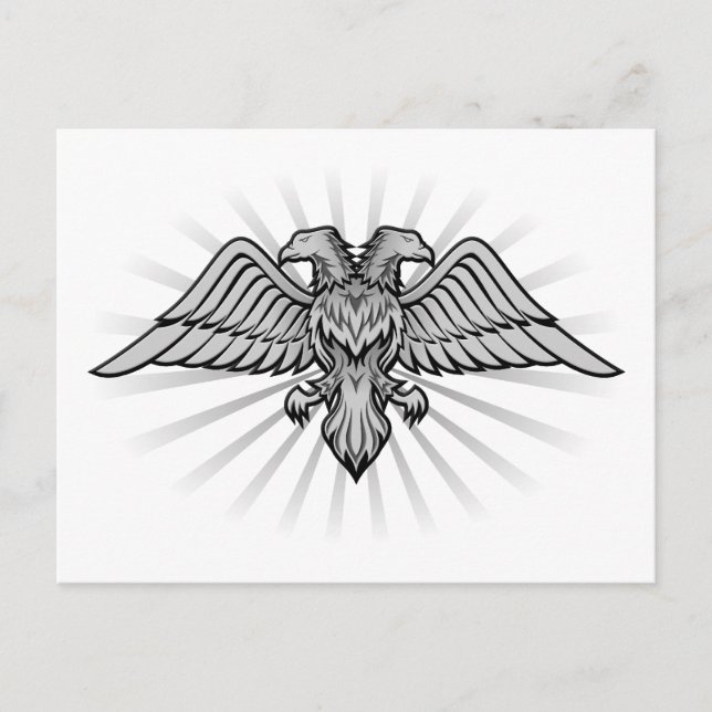 Two headed eagle postcard (Front)