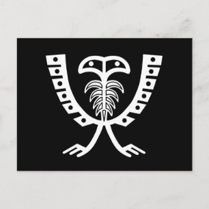 Two Headed White Eagle Postcard
