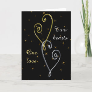 Two Hearts Anniversary Card