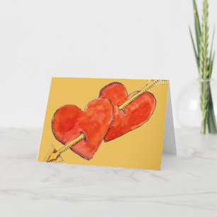 Two hearts - arrow 2011 holiday card