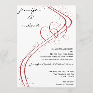 Two Hearts as One Invitation