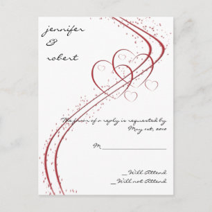 Two Hearts as One Response card