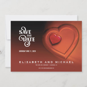 Two Hearts Beating As One (Version 4) Save The Date