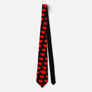 Two Hearts Black Tie
