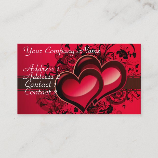 Two Hearts Business Card (Front)