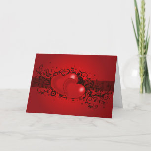 Two Hearts Card