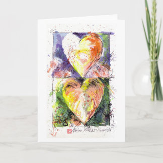 Two Hearts Card
