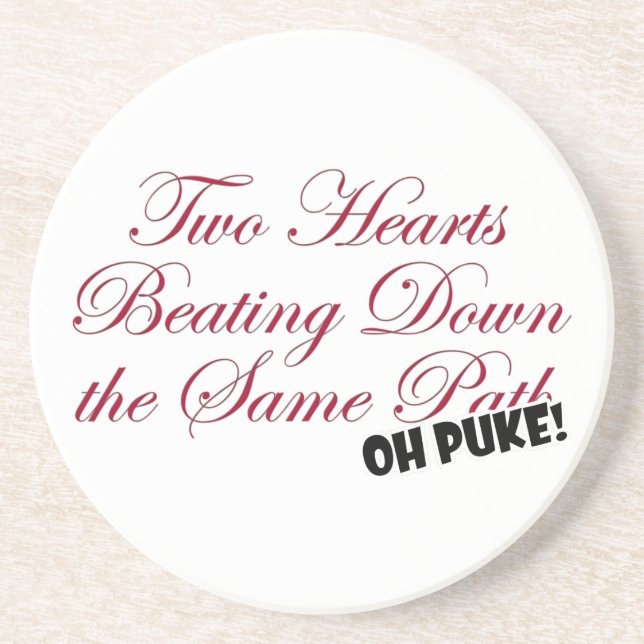 Two Hearts Coaster (Front)