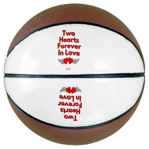 Two Hearts Forever In Love Basketball