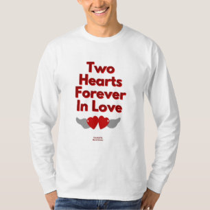 Two Hearts Forever In Love Men's Long Sleeve Shirt