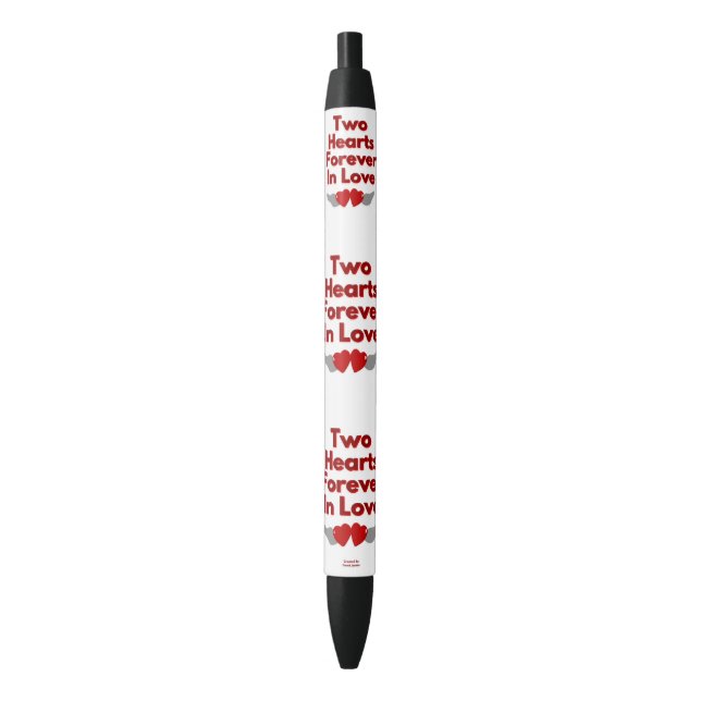 Two Hearts Forever In Love Pen (Front Vertical)