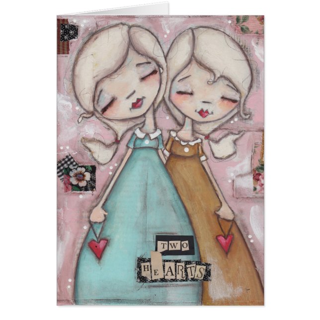 Two Hearts - Greeting Card (Front)