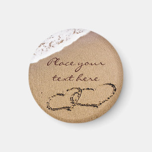 Two Hearts In The Sand Magnet