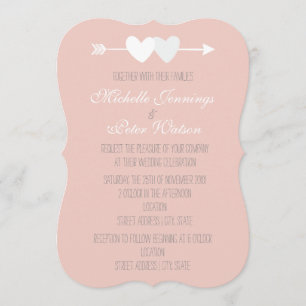 Two Hearts Invitation