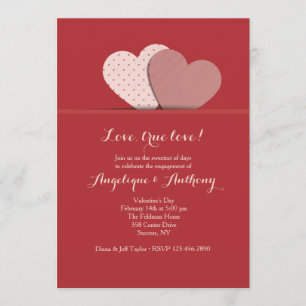Two Hearts Invitation