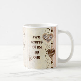 Two Hearts Joined as One Love Mug